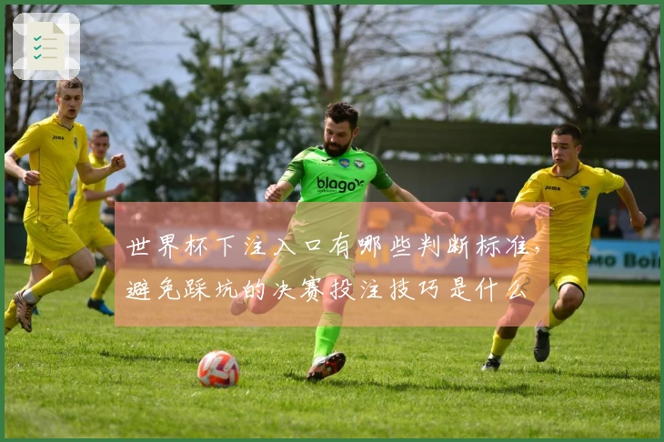世界杯下注入口有哪些判断标准，避免踩坑的决赛投注技巧是什么
